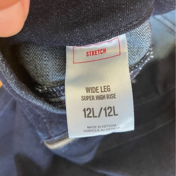 NWOT Express Super high waisted wide leg pants - Picture 3 of 4